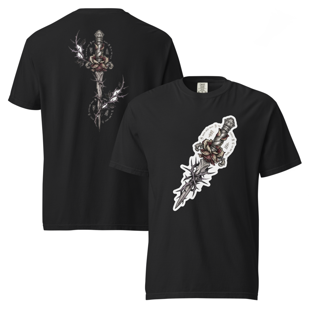 rose-mit-dornen — Premium T-Shirt